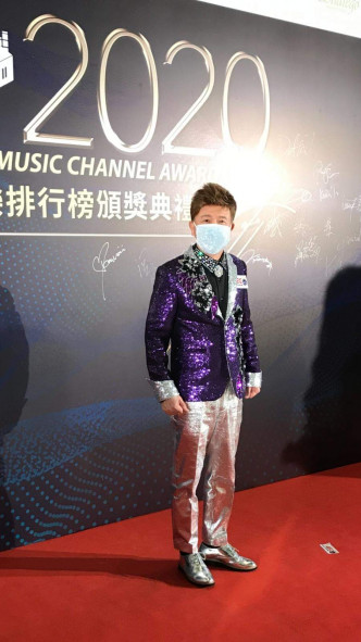 尹光日前獲得「鑽石真經典歌手」獎。