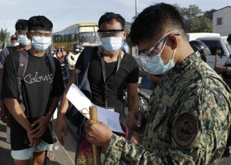 菲律宾近期新冠病毒疫情严峻。AP资料图片