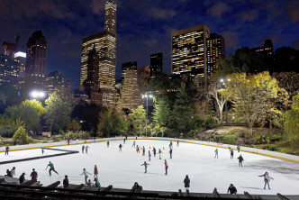 特朗普集团于纽约中央公园经营的溜冰场。AP图片