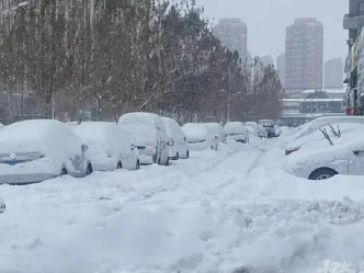 汽车被大雪完全覆盖。（网上图片）