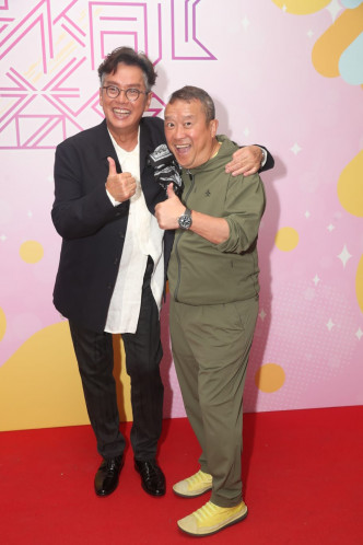 阿倫（左）更笑指志偉是流住TVB的膿！