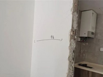 單位牆上被畫上標記。網圖