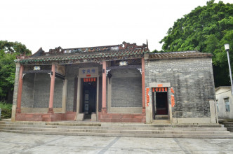 東頭村內有另一古廟被列為古蹟文物。林思明攝