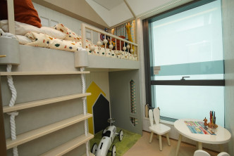 经改动28楼A室示范单位，儿童睡房。