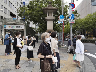 疫情嚴重打擊日本旅館的生意。AP