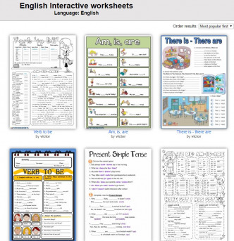 海量工作紙下載，總有一款合小朋友心水。（Liveworksheets）