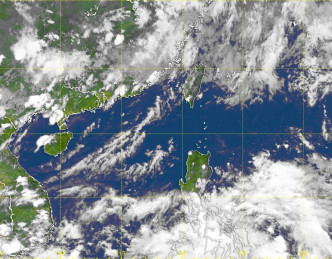 一个低压区正为菲律宾附近海域带来不稳定天气。天文台图片