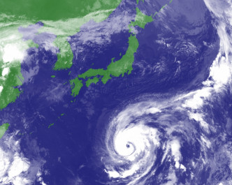 台风苏力预料下周二、三最接近日本。日本气象厅图片