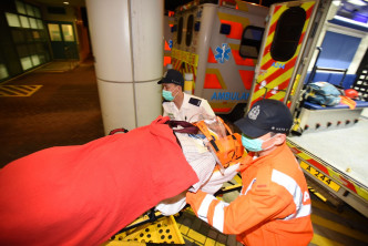 傷者送往將軍澳醫院。