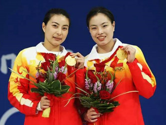 吴敏霞与另一「跳水女皇」郭晶晶经常一同出战奥运。网图