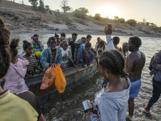 埃塞俄比亞內戰持續一年，有民眾逃到鄰國蘇丹。AP資料圖片