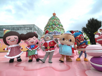 本地原創角色亦將於聖誕日開設夢幻糖果村派對。
