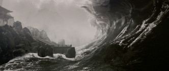 〈水漫金山〉的特效鏡頭展現巨浪滔天的宏大畫面，不惜工本呈現長達六分鐘。