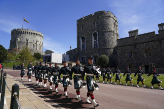 英国菲腊亲王丧礼即将举行，人员已经准备就绪。AP图片