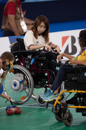 何宛淇與謝德樺目前在雙人賽累積兩勝一負。 香港殘疾人奧委會暨傷殘人士體育協會圖片