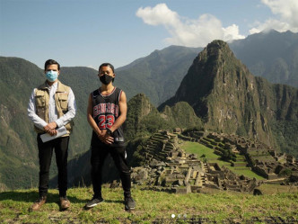 秘鲁当局特别为他开放马丘比丘的印加堡垒遗迹，该该名日本游客一偿心愿。Instagram图