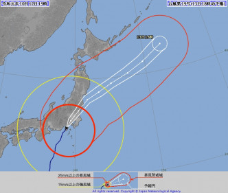 日本氣象廳預測