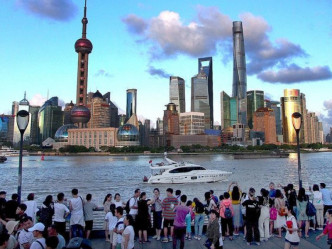 上海排在首位。新華社資料圖片