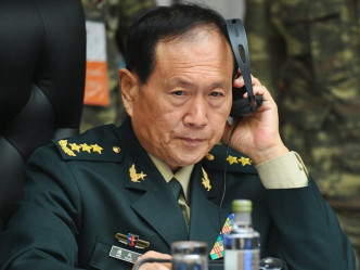中国防长魏凤和坚称「中国的领土一寸也不能丢」。AP图片