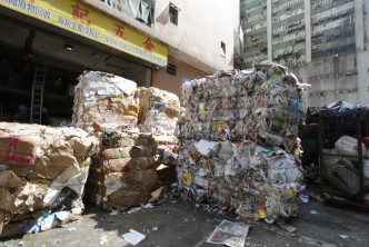 近期废纸出口价下跌，业界对前景不太乐观。 资料图片