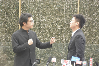 林作與鍾培生將於9月18日上演百萬拳賽《林鍾大戰》。資料圖片