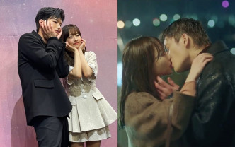朴宝英和徐仁国于剧中上演雨中拥吻！