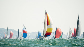 香港環島大賽今日在維港上演。相片由公關提供