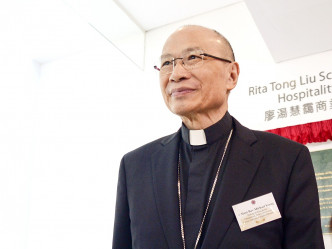 天主教香港教区主教杨鸣章。 资料图片