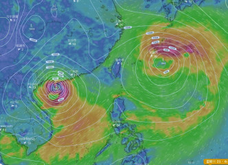 欧洲中期天气预报中心（ECMWF）预报下周或有2个风暴形成。