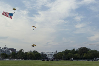白宫举行「向美国致敬」的独立日派对。AP