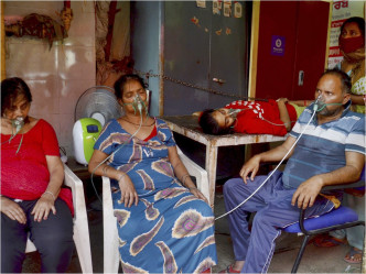 印度疫情严重。AP资料图片
