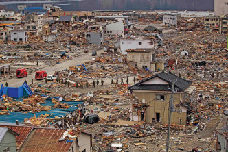 2011年日本东北发生9级大地震。AP资料图片