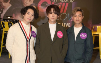 MIRROR成员姜涛、柳应廷（Jer）及江𤒹生（Anson Kong）昨晚举行线上音乐会。