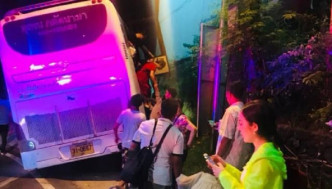 芭堤雅旅游巴撞死中国游客。网上图片
