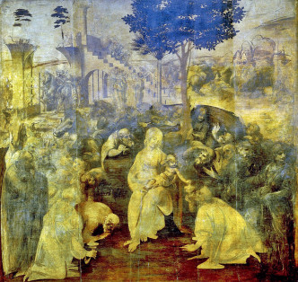 烏菲茲美術館內有達文西代表作之一的《三王朝聖》。
