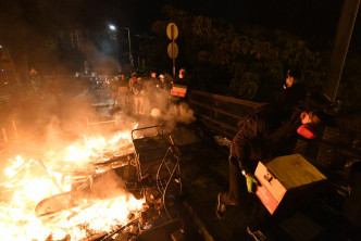 中文大學本月12日爆發嚴重衝突。資料圖片