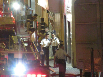 荃湾工厦发生火警。网民Alexander Lau‎图片
