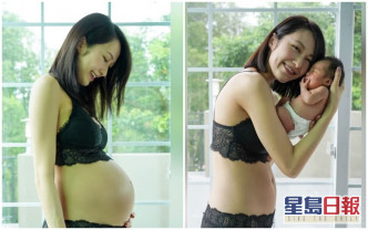湯怡分享十月懷胎的過程。