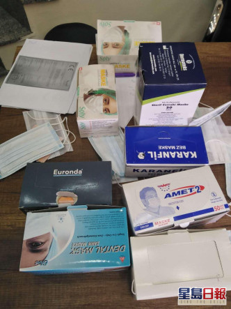 陈凯欣组队赴土耳其购得5万个医用级口罩。陈凯欣提供