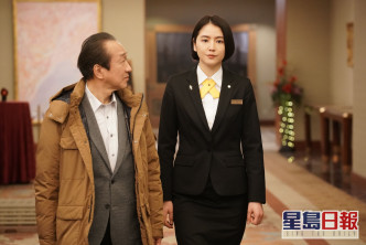 長澤正美在新片中繼續飾演酒店職員。