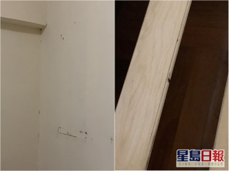 港媽指連牆壁都有床蝨，十分恐怖。FB群組「香港僱主討論區」圖片