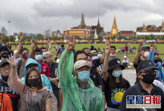 泰國近月多次有反政府示威。 AP