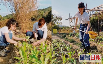 袁澧林在IG分享同媽媽去耕田的片段，又指媽媽未出發先興奮。