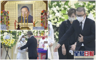 TVB主席许涛亲到灵堂告别衞世辉。