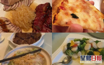 「鬍鬚勇」胃口大開，點咗唔少傳統中國餸菜。
