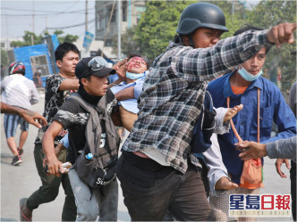 缅甸军政府政变至今，造成严重伤亡。AP
