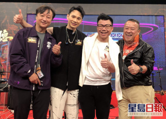 王梓軒跟監製張志明(左1)合力搞好《演鬥聽》，節目贏得好口碑。