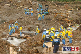 日本遭受暴雨侵袭。AP资料图片