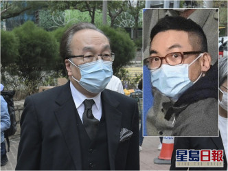 梁家傑在庭上稱不再代表多名被告，楊岳橋（右）退出公民黨。