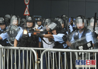 警方首次在反修例示威中施放催泪弹。资料图片